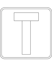Тупик — знак у португалії