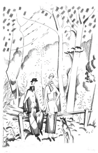 У лісі, 1922