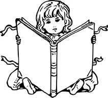 Урожай дитини з книгою