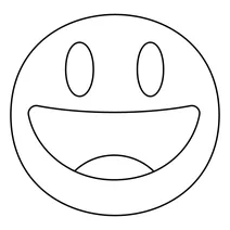 Усміхнене обличчя з великими очима emoji
