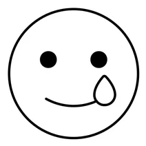 Усміхнене обличчя зі сльозами emoji
