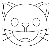 Усміхнений кіт emoji