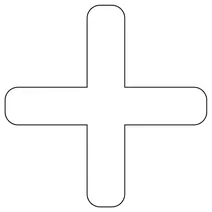 Важкий знак плюса