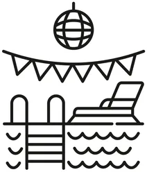 Вечірка біля басейну