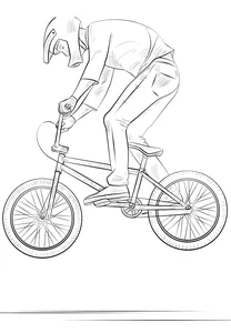 Велосипедист bmx