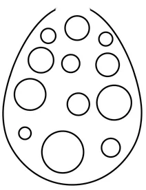 Великодня писанка з колами