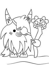 Великий поганий біл із відеогри moshi monsters