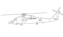 Вертоліт берегової охорони сша hh-60j us