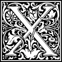 Вільям морріс літера х