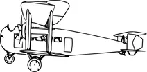 Вінтажний біплан vickers vimy