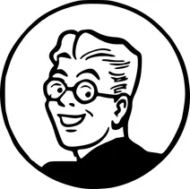 Вінтажний хлопчик в окулярах