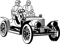 Вінтажний паровий автомобіль stanley