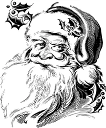 Вінтажний санта