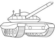 Військовий броньований танк