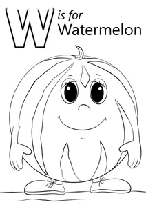 W — кавун
