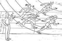 Women’s srace at the track