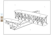 Wright flyer — розфарбуй за номерами