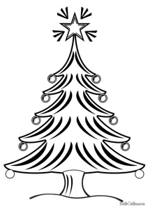 Christmas tree with a star