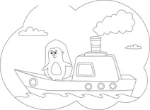Їжачок на кораблі