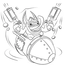 Задоволений трігер із відеогри skylanders