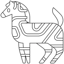 Зебра (емодзі)