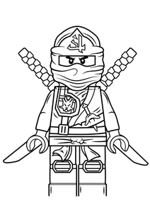 Зелений нінзя із серії lego ninjago