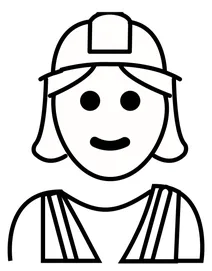 Жінка-будівник emoji