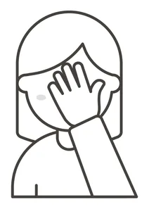 Жінка facepalming