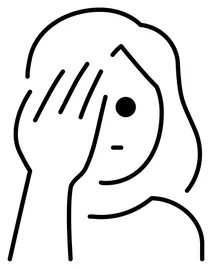 Жінка facepalming emoji