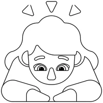 Жінка кланяється emoji