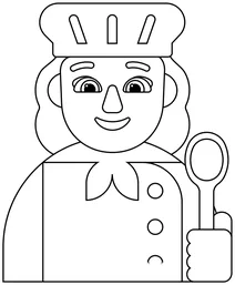 Жінка кухар emoji