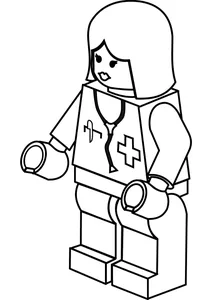 Жінка-лікар з серії lego city