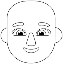 Жінка лисий emoji