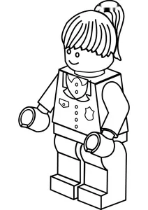 Жінка-поліцейський з серії lego police