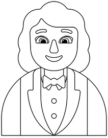 Жінка в смокінгу emoji