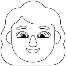 Жінка з рудим волоссям emoji