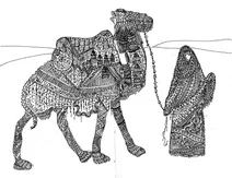 Жінка з верблюда zentangle