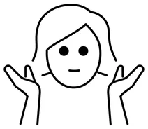 Жінка знизує плечима emoji