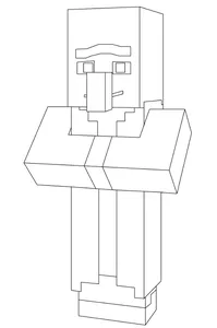 Житель minecraft