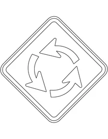 Знак «кільцева розв’язка» (бразилія)
