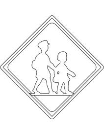 Знак «перехід дітей» — японія