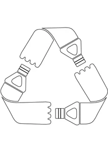 Знак переробки пластикових пляшок