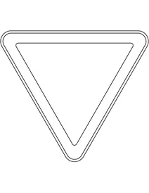 Знак «поступися дорогою» — росія