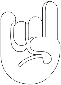 Знак рогів emoji