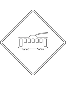 Знак «трамвайний переїзд» (аргентина)