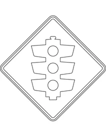 Знак в новій зеландії — світлофори попереду