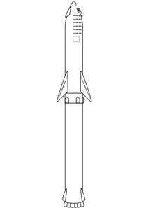 Зоряний корабель spacex з прискорювачем