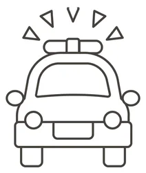 Зустрічна поліцейська машина